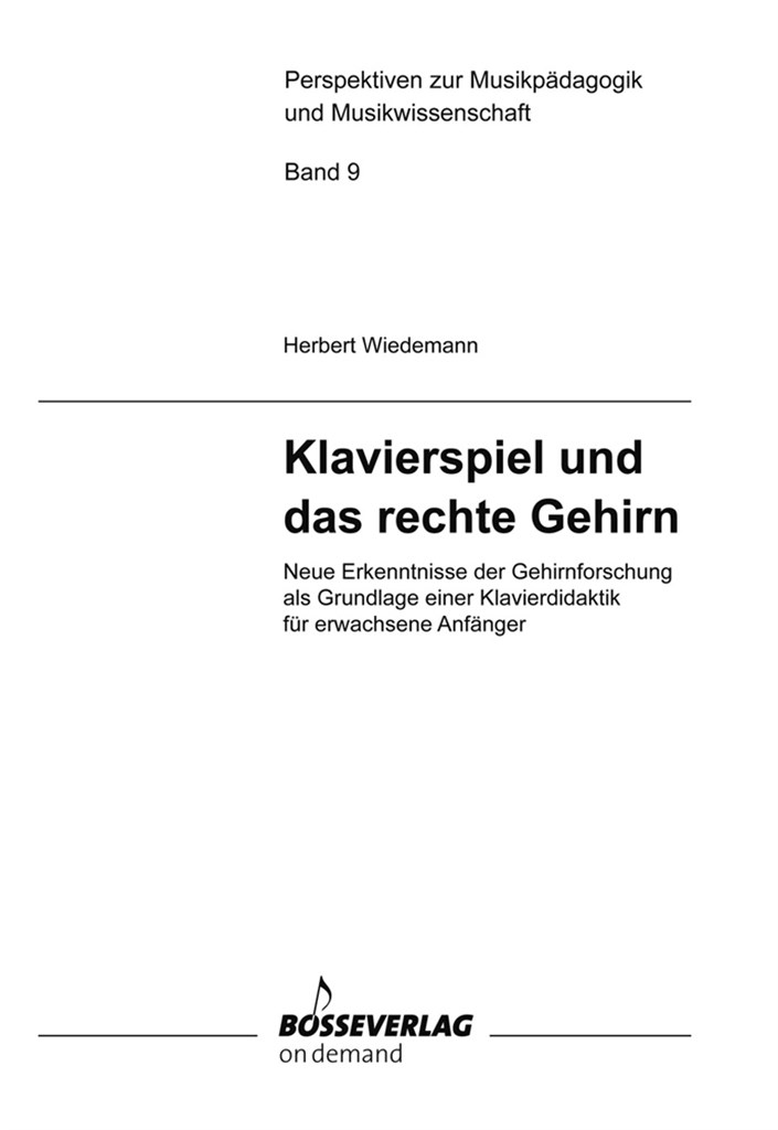 Klavierspiel und das rechte Gehirn